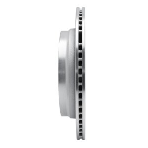 Land Rover LR3 Brake Rotor (1) - Rear Left - R1 Concepts - Drilled & Slotted - Silver - `05-`07